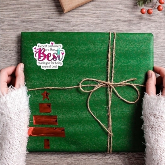 Repeat Customers Are the Best Sticker 12ct - Picture 2 of 2